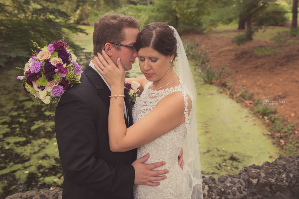 Rustic Fall Wedding Photography bride & groom Dow Gardens