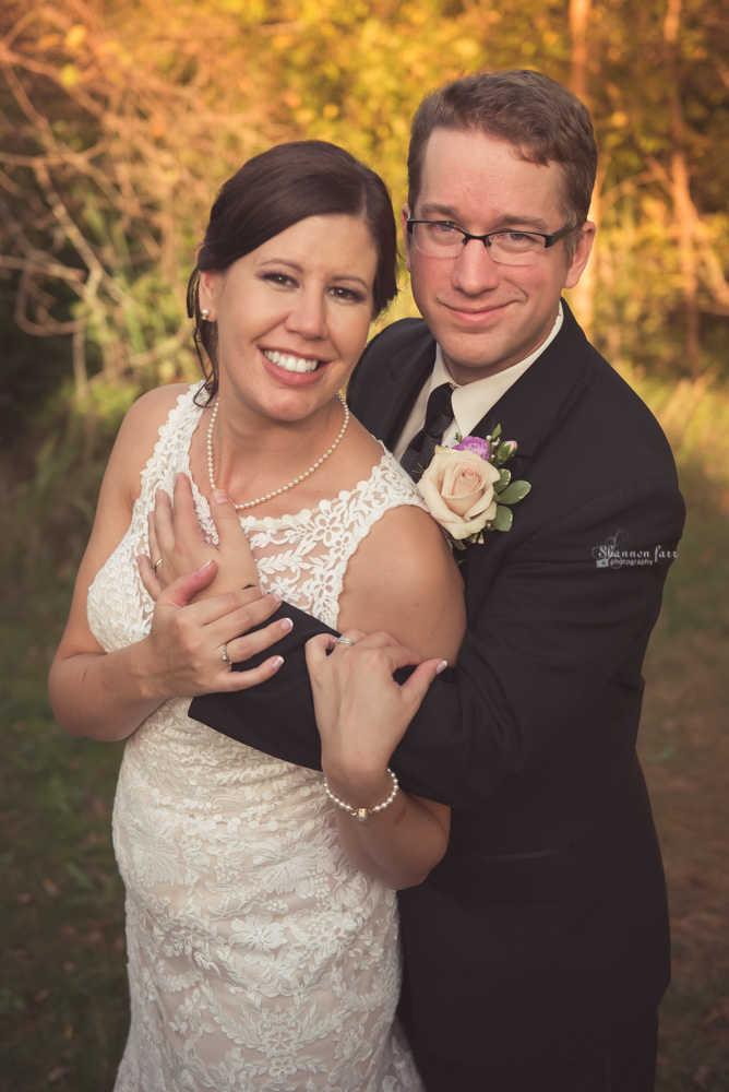 ustic Fall Wedding Photography couple portrait