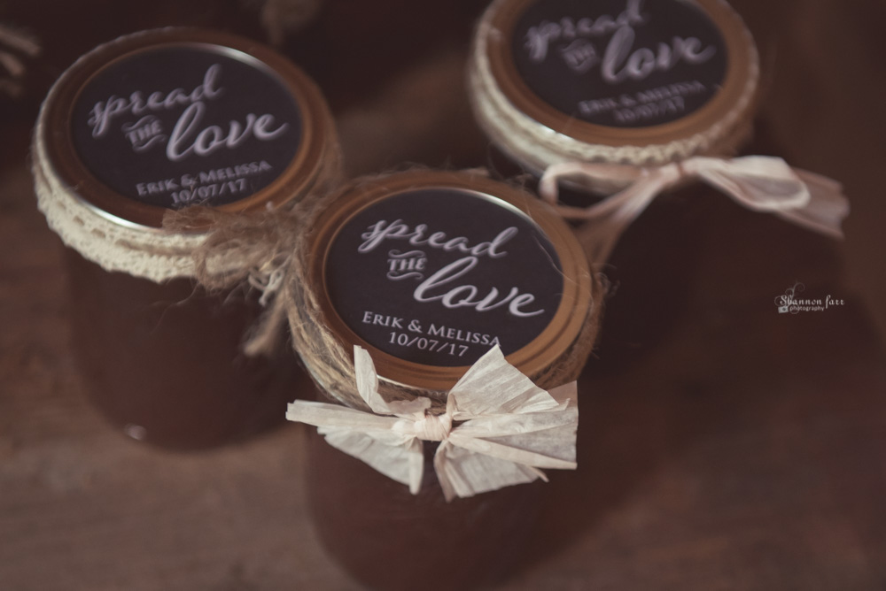 Rustic Fall Wedding Photography favors