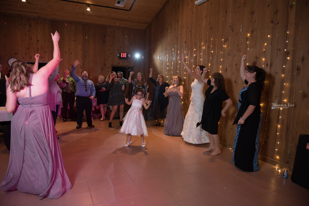 Rustic Fall Wedding Photography reception dancing