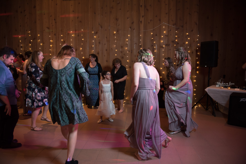 Rustic Fall Wedding Photography reception dancing