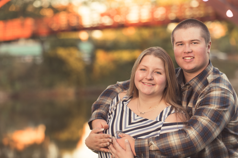 Engagement Photography on the Tridge in Midland