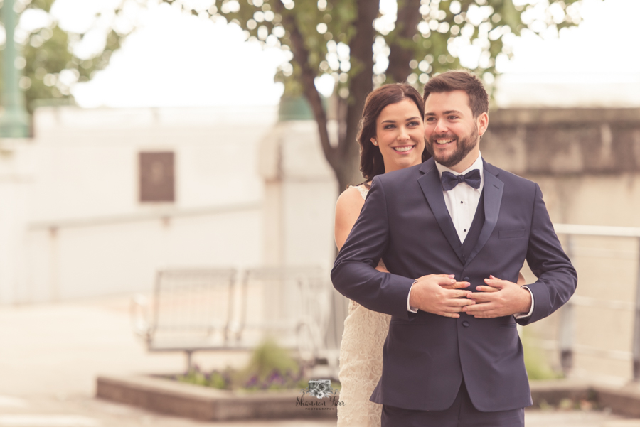 Vintage Fall Wedding Photography first look