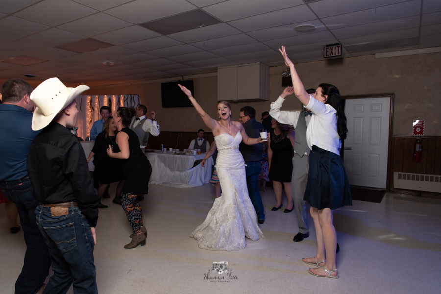 Wedding reception dancing at Knights of Columbus