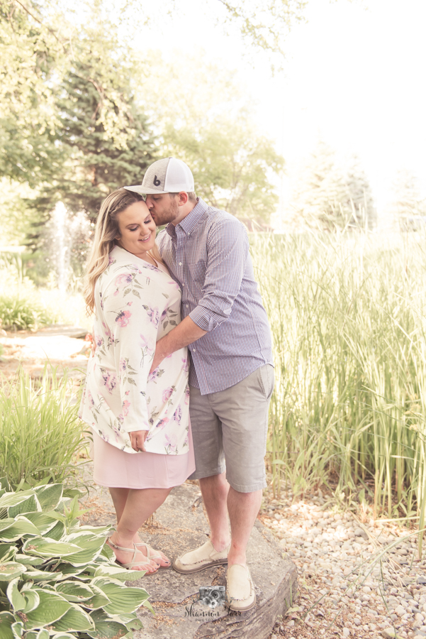 light & airy engagement photography Frankenmuth, MI