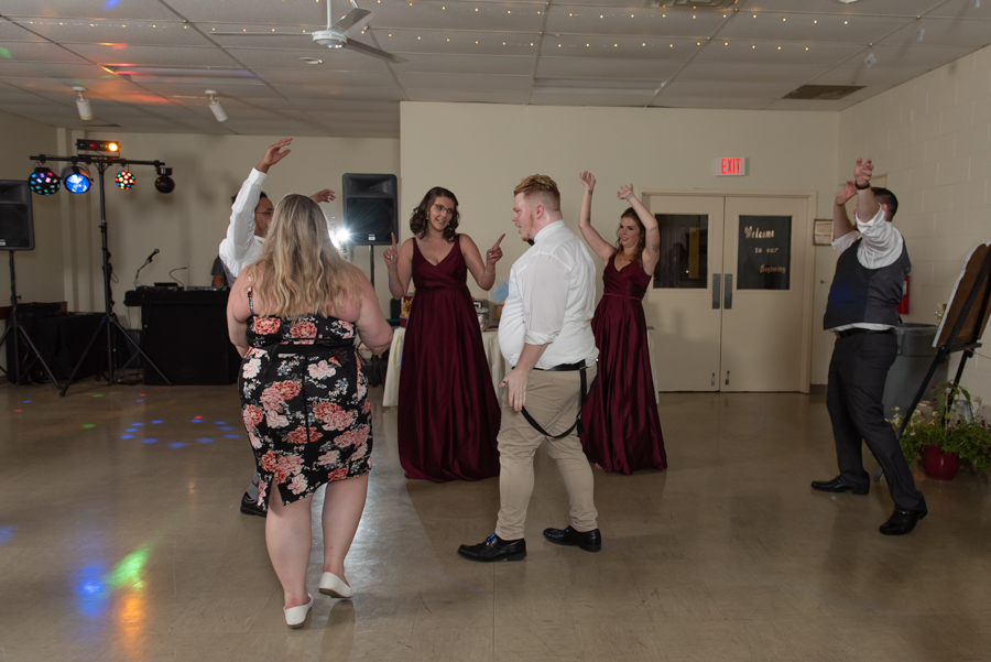 reception dancing Knights of Columbus