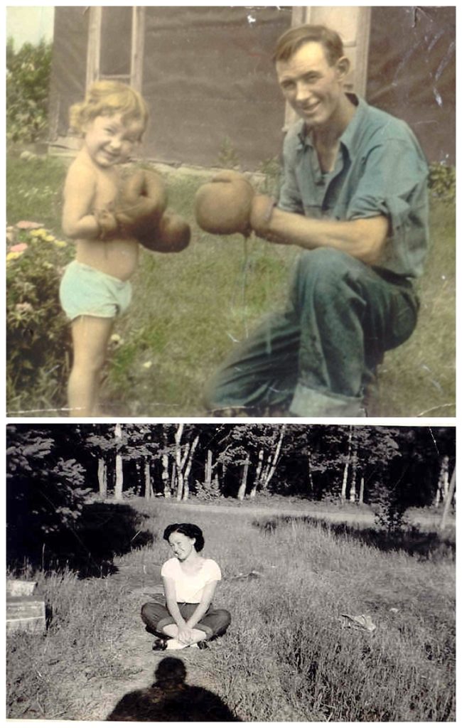 childhood picture of grandma and her dad